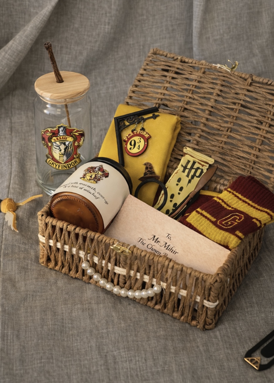 Harry Potter themed hamper for Mihir
